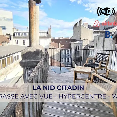 Apartamento Le Nid Citadin - Ultra Calme - Terrasse Avec Vue *